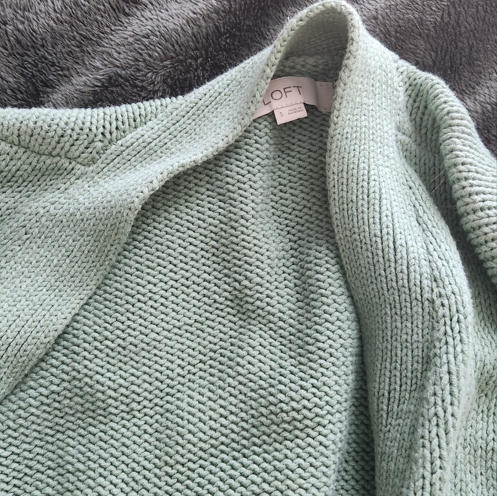 Teal cardigan